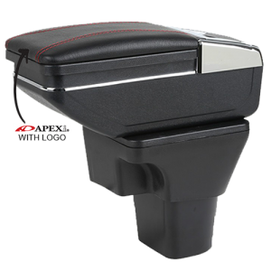 Apexi Logo Car Armrest Center Console Box with Cup Holder