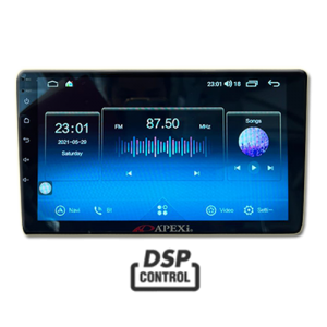 Apexi Car Android Player 9 / 10" inches 6 RAM + 128GB ROM DSP Control Touchscreen Bluetooth WiFi FM Radio Navigation