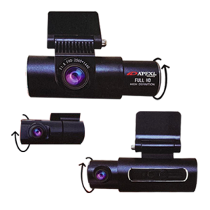 Apexi AP-X4 Android Car HD Recorder Dashcam Front, Inside & Rear Car Camera APP Control Full HD 1080p